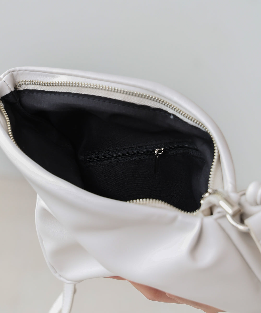 ZIPデザイン2WAYショルダーバッグ