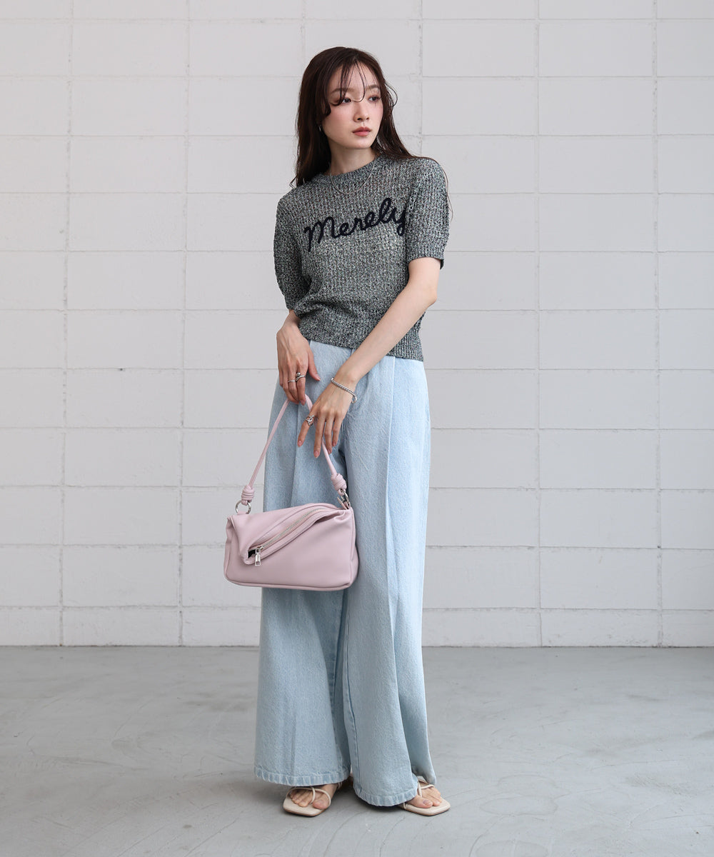 ZIPデザイン2WAYショルダーバッグ