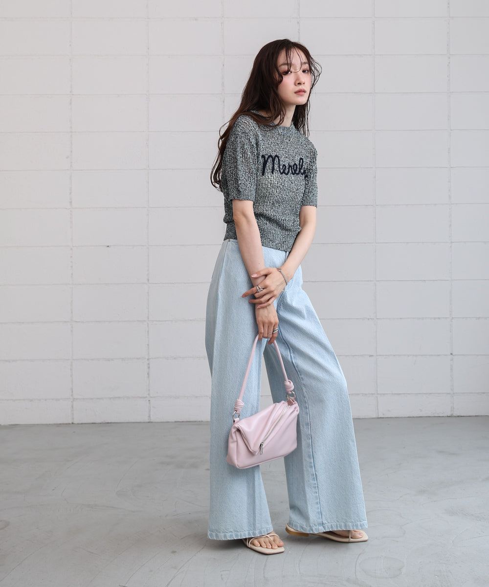 ZIPデザイン2WAYショルダーバッグ