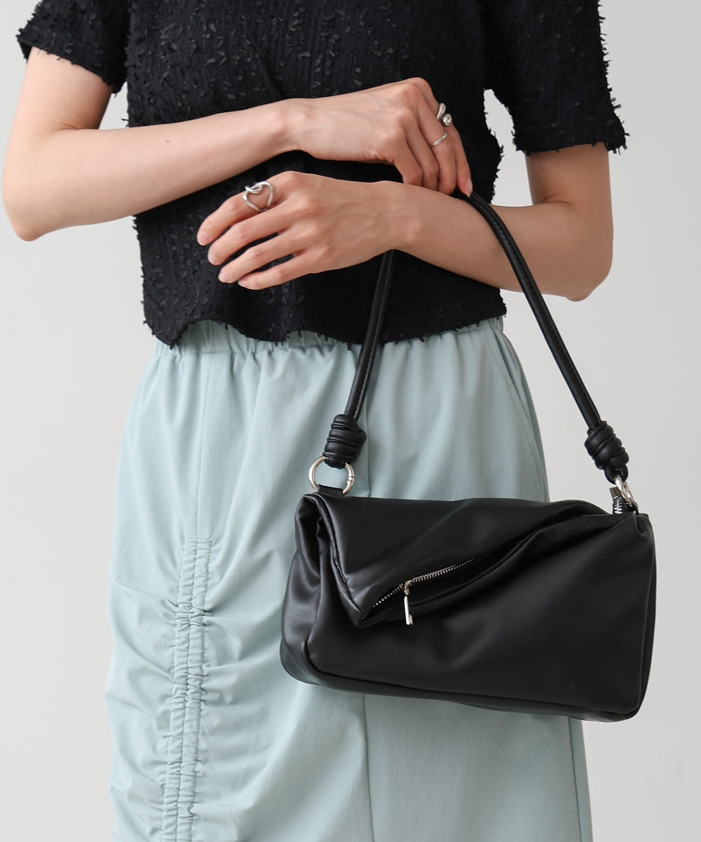 ZIPデザイン2WAYショルダーバッグ