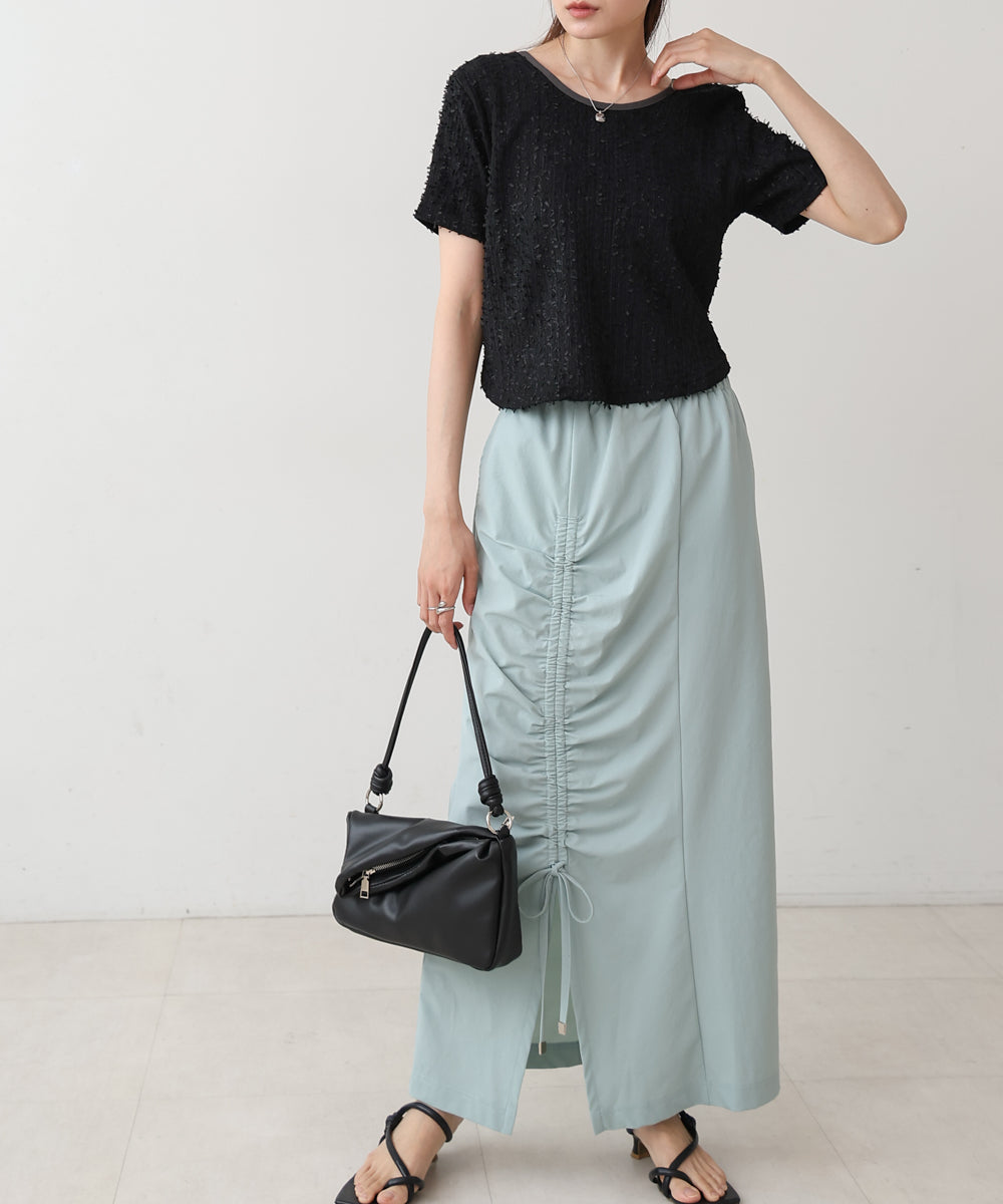 ZIPデザイン2WAYショルダーバッグ