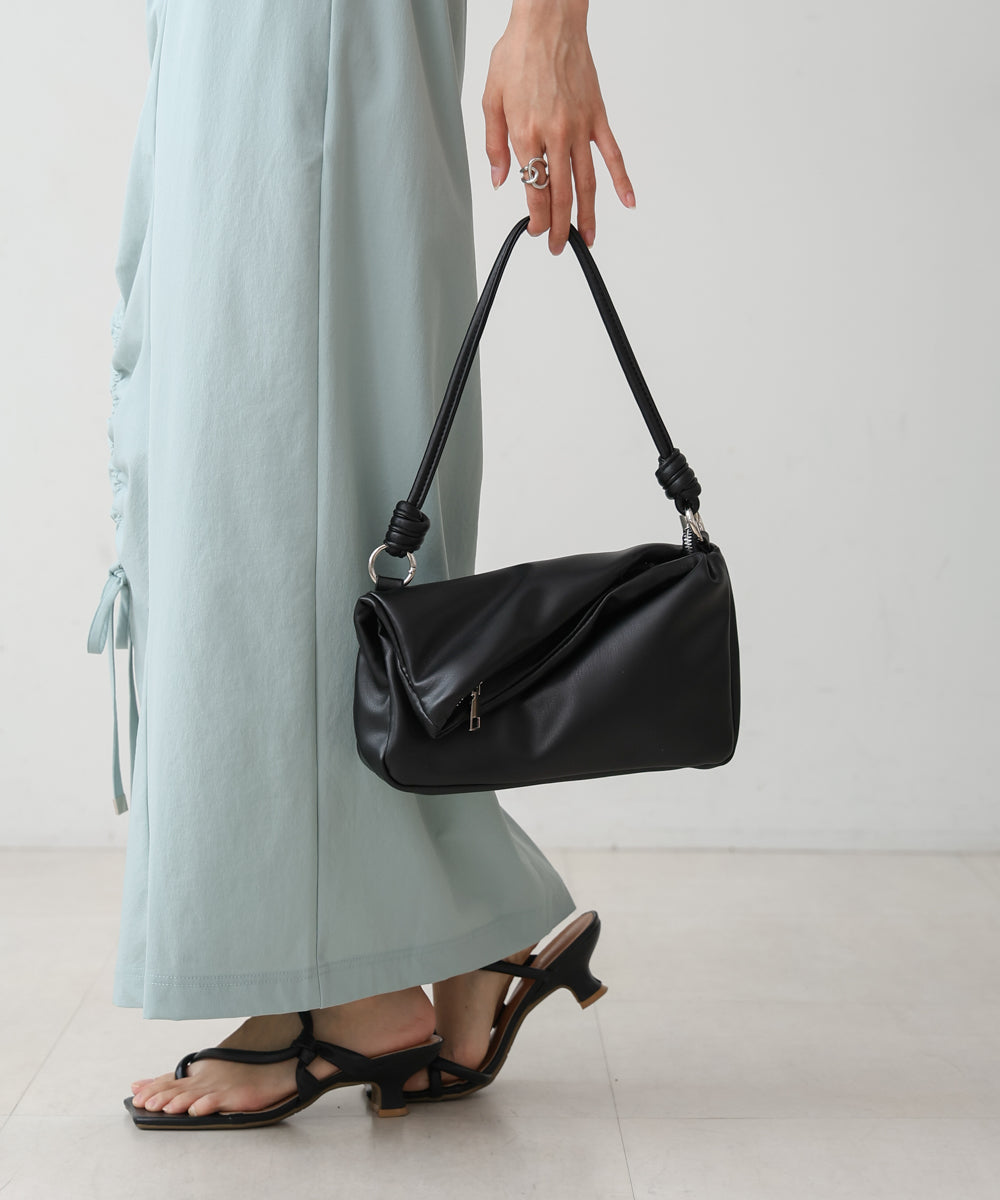 ZIPデザイン2WAYショルダーバッグ