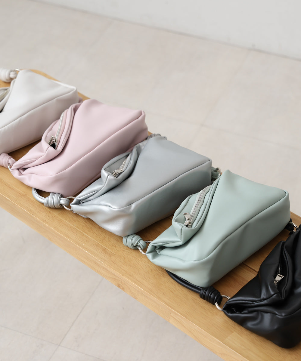 ZIPデザイン2WAYショルダーバッグ