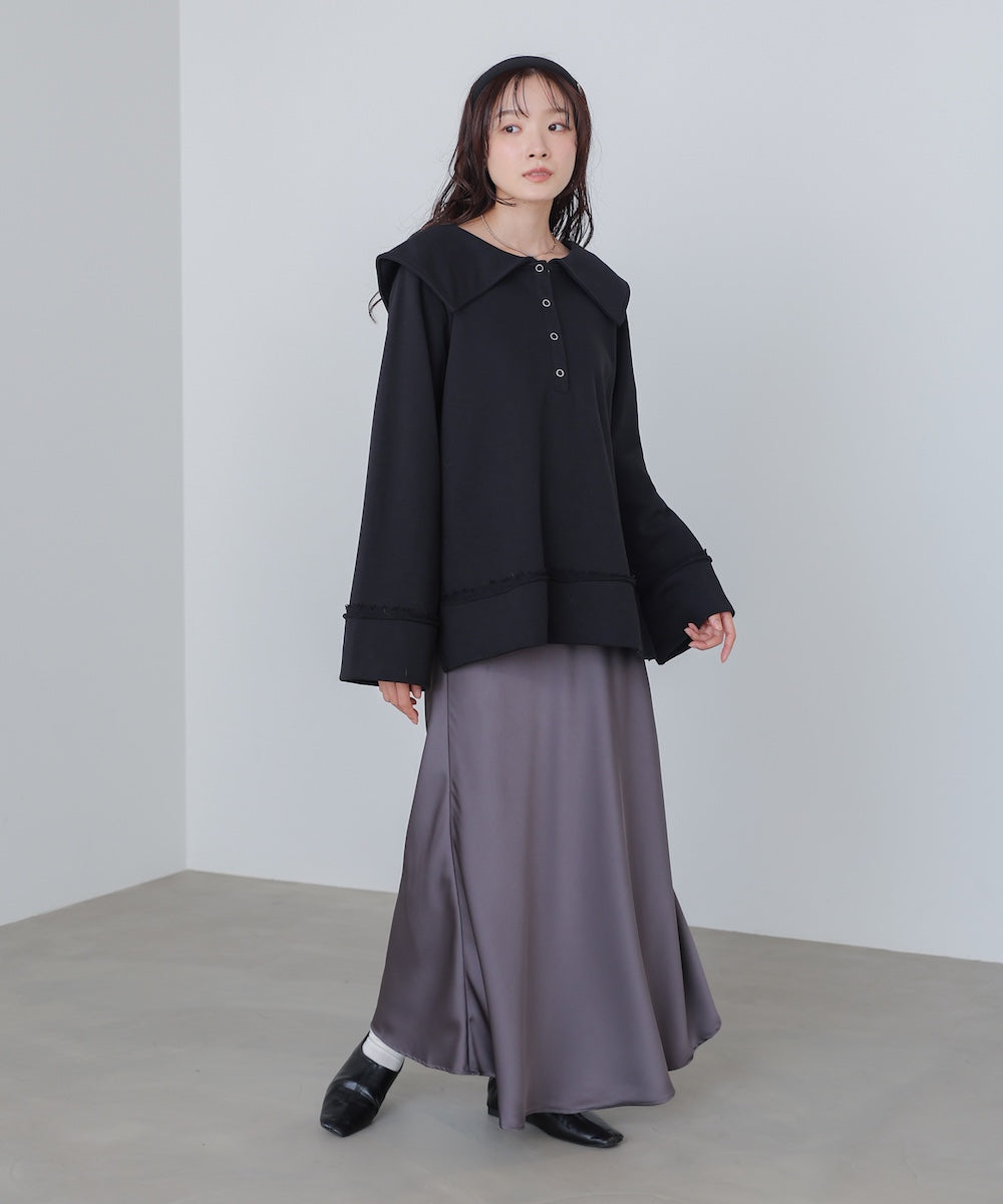 【選べるサイズ展開】サテンナロースカート