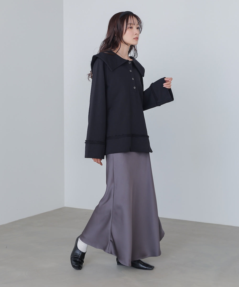 【選べるサイズ展開】サテンナロースカート