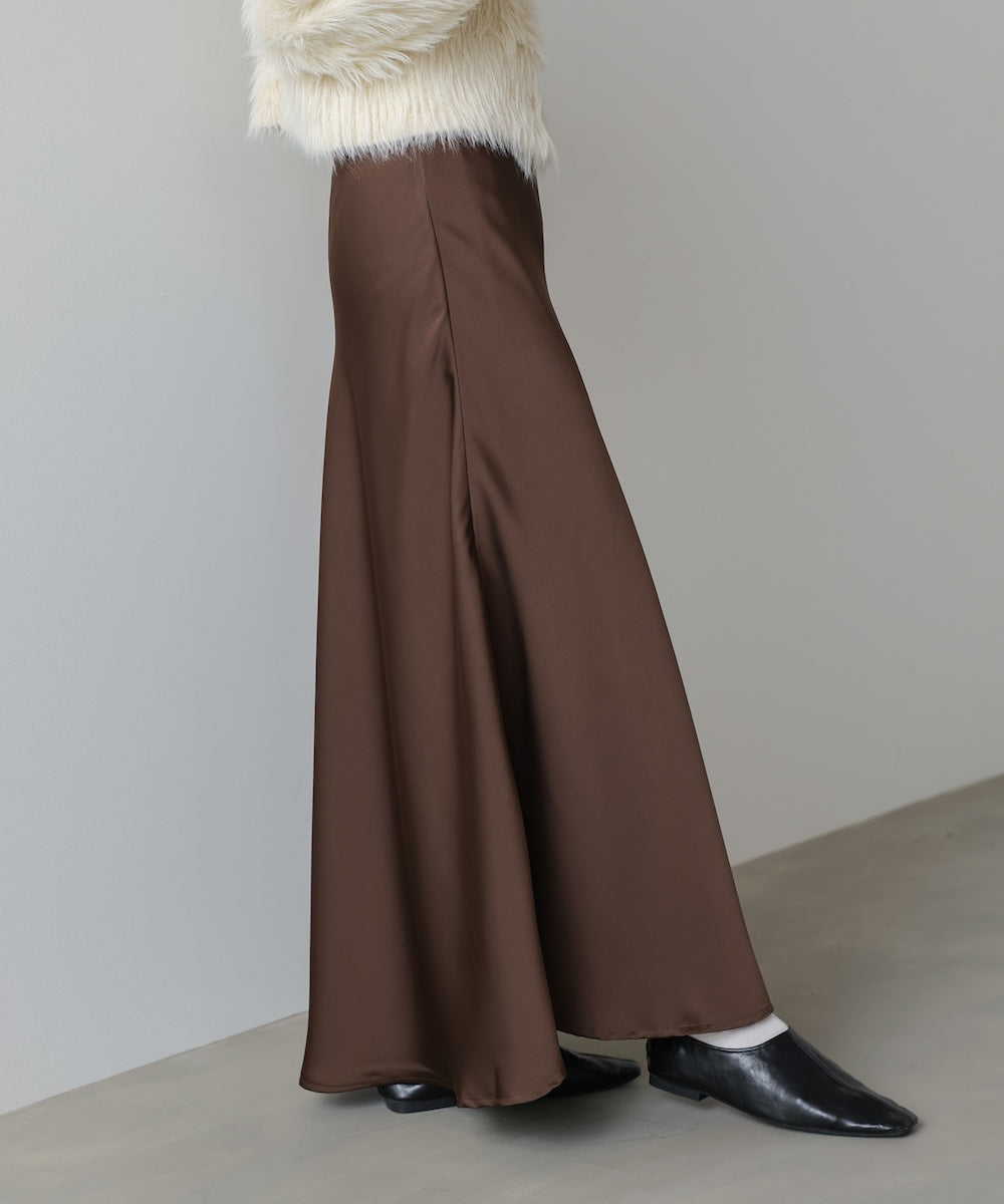 【選べるサイズ展開】サテンナロースカート