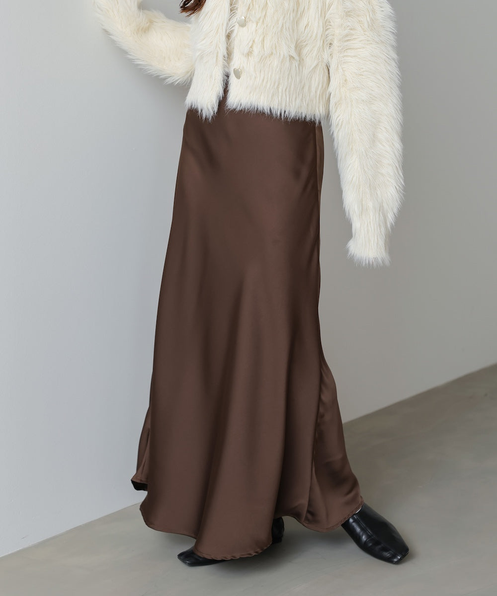 【選べるサイズ展開】サテンナロースカート