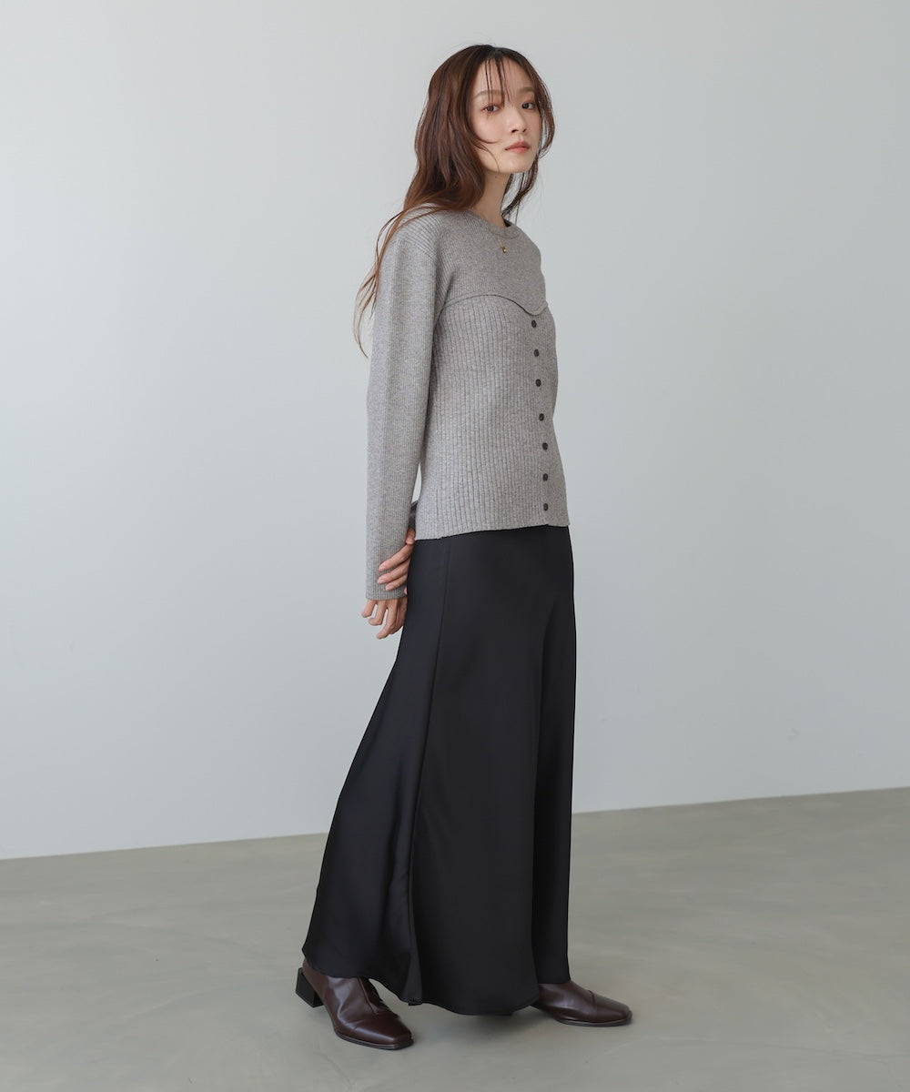 【選べるサイズ展開】サテンナロースカート