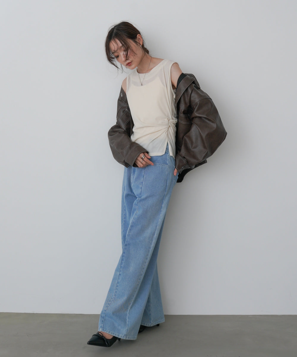 ベロアタンクトップ