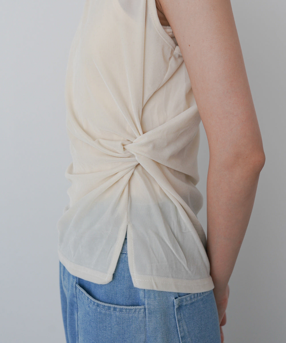 ベロアタンクトップ