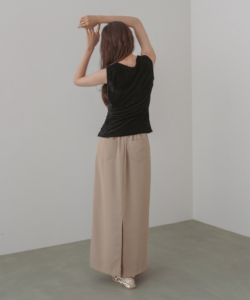 ベロアタンクトップ