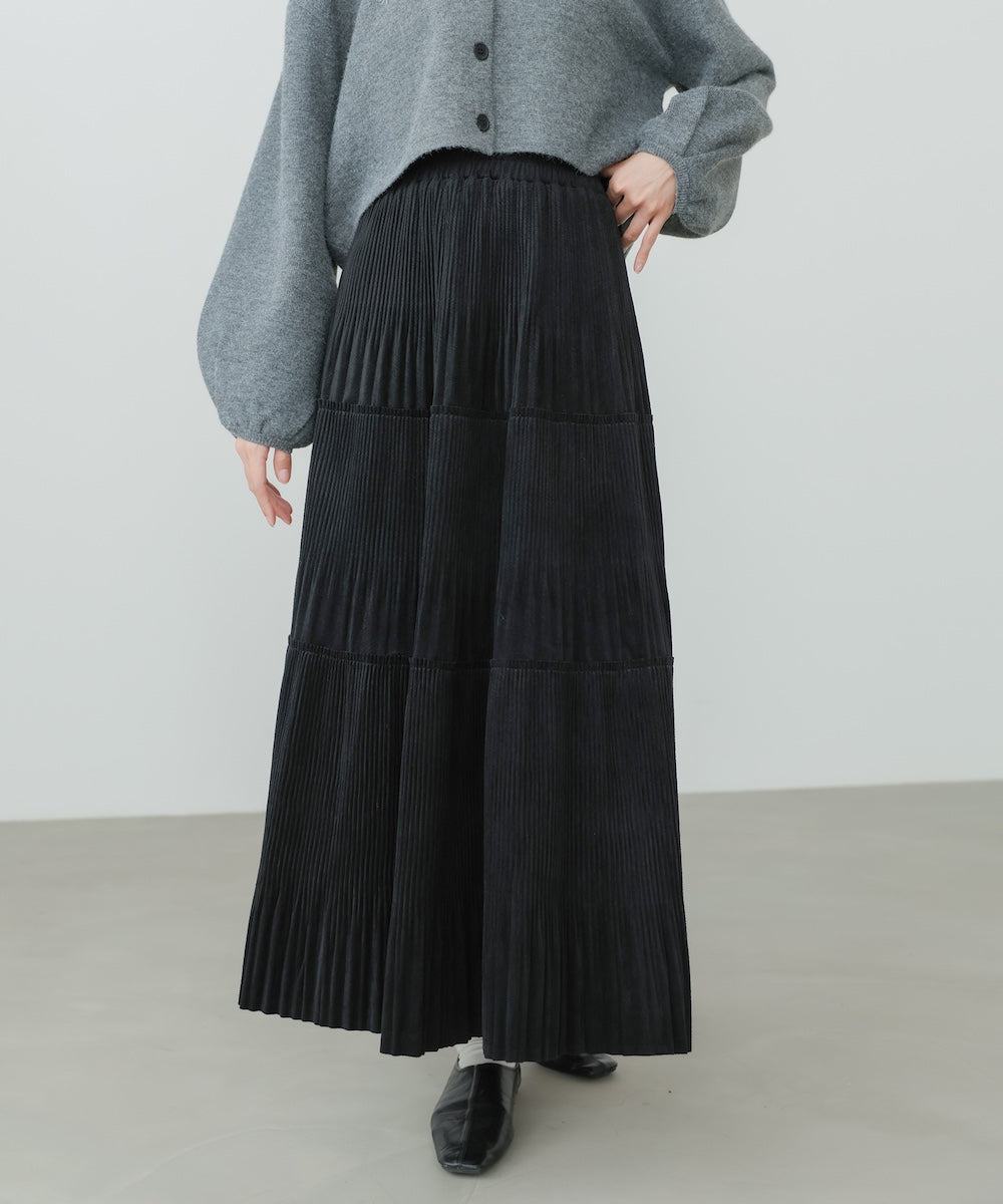 ベロアプリーツスカート