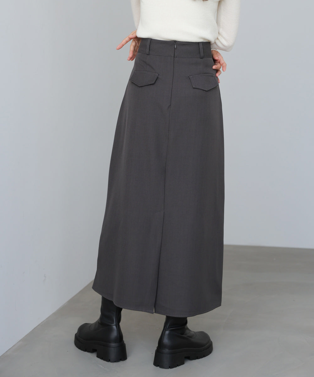 レイヤードデザインIラインスカート