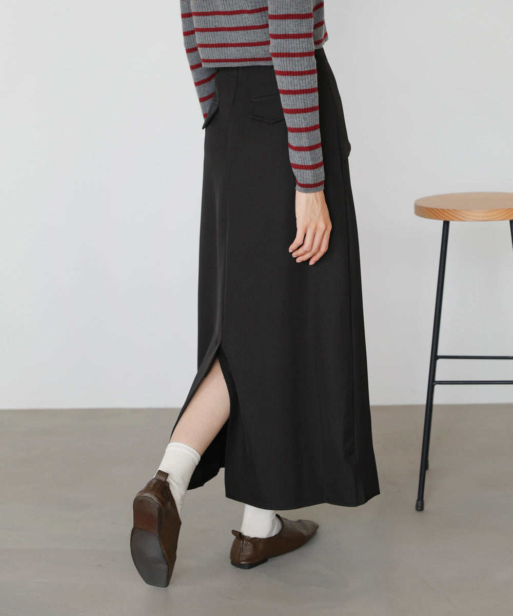 レイヤードデザインIラインスカート