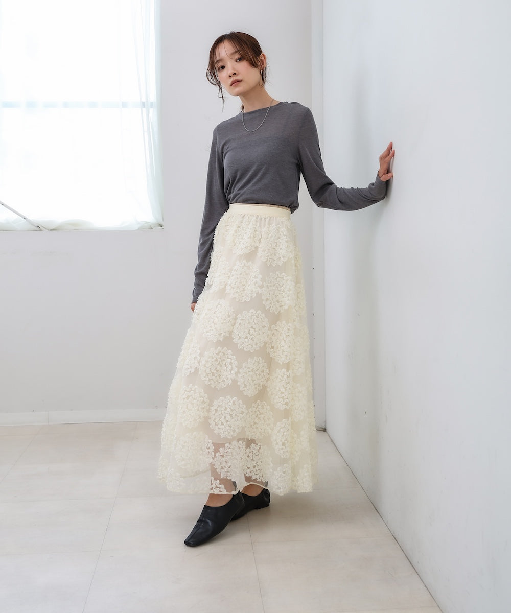 サークルレーススカート