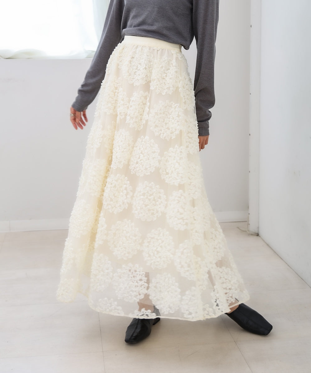 サークルレーススカート