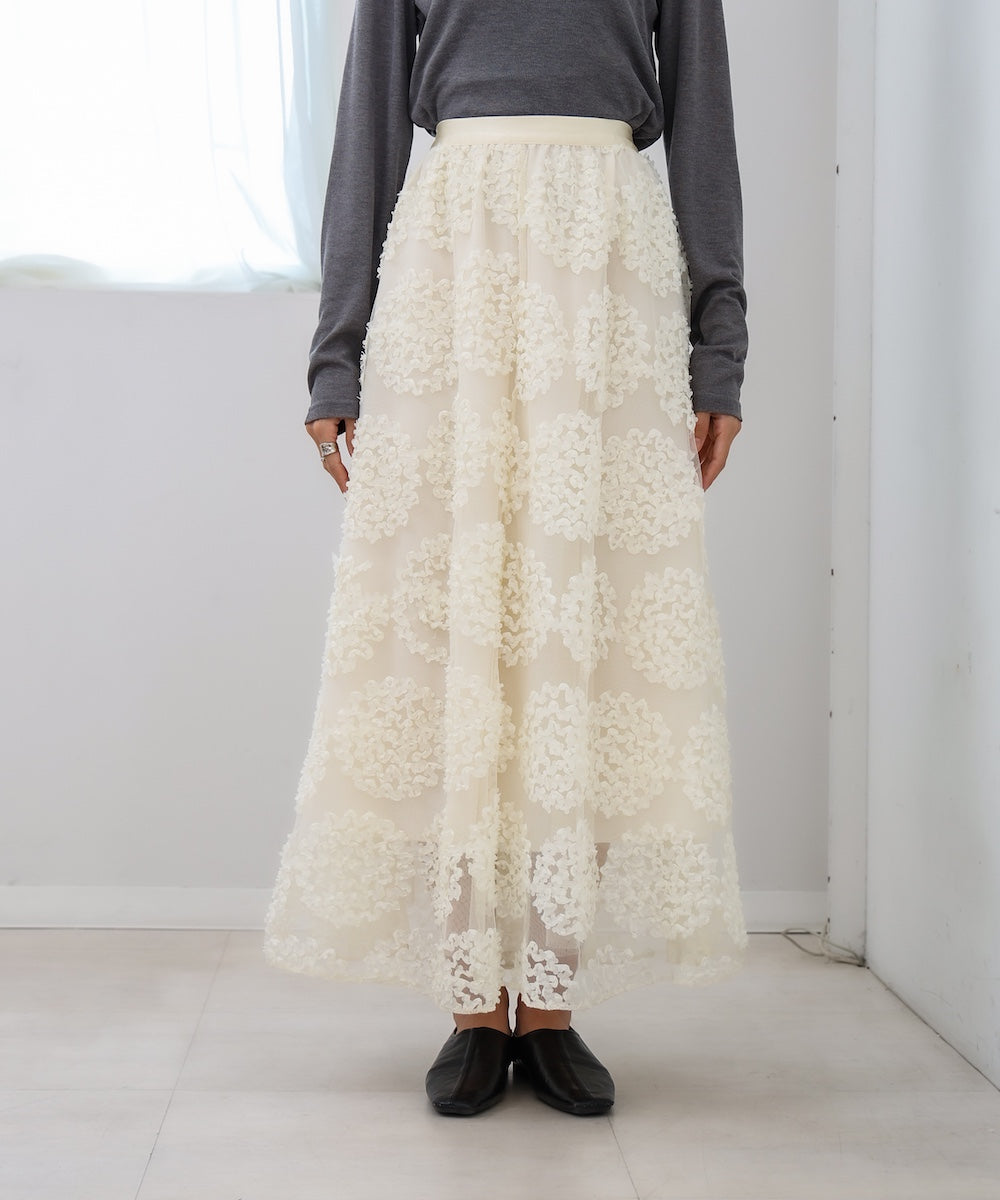 サークルレーススカート