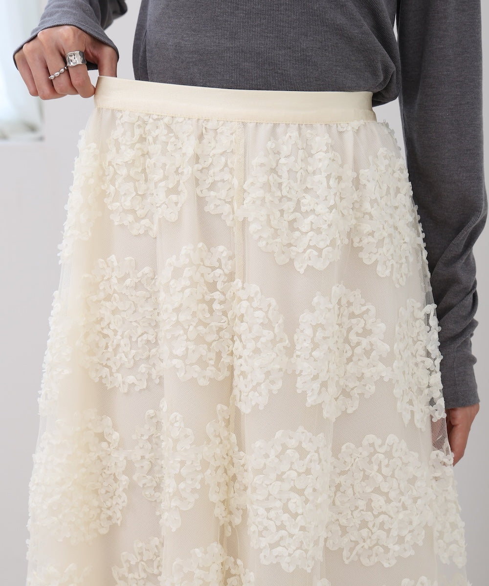 サークルレーススカート