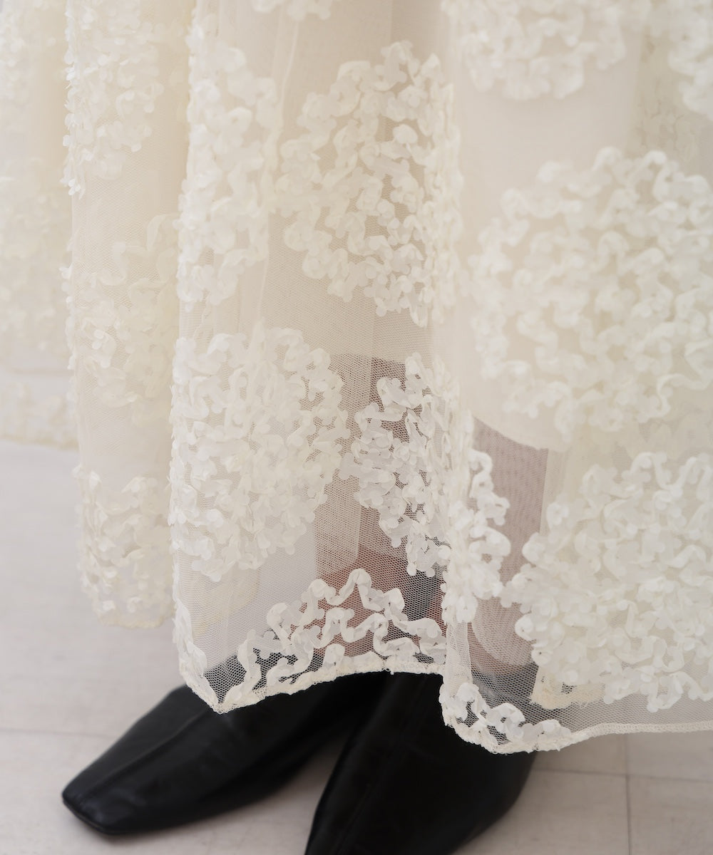 サークルレーススカート