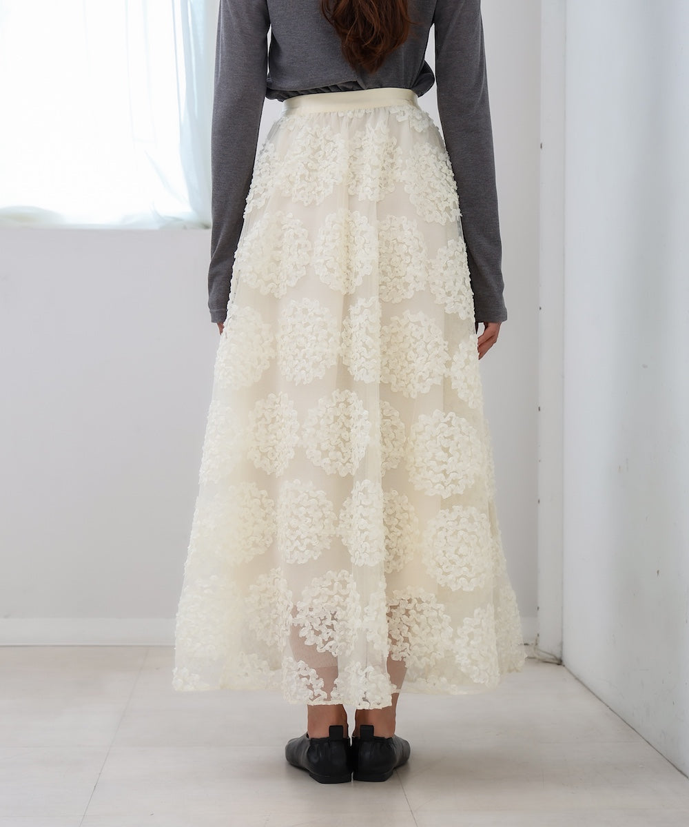 サークルレーススカート