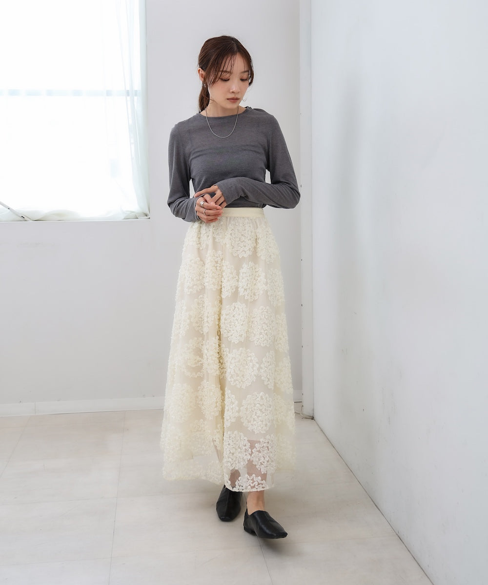 サークルレーススカート