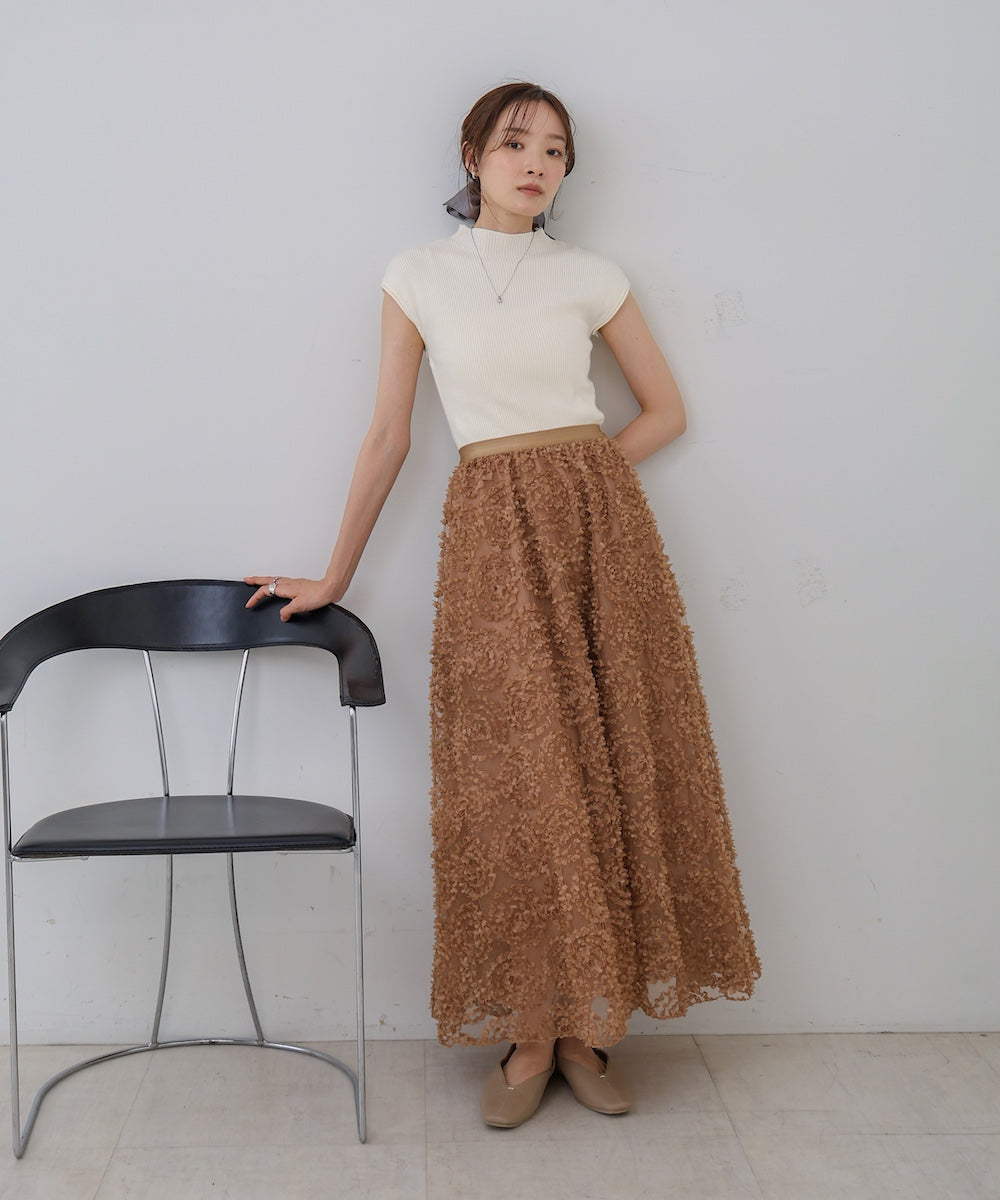 サークルレーススカート