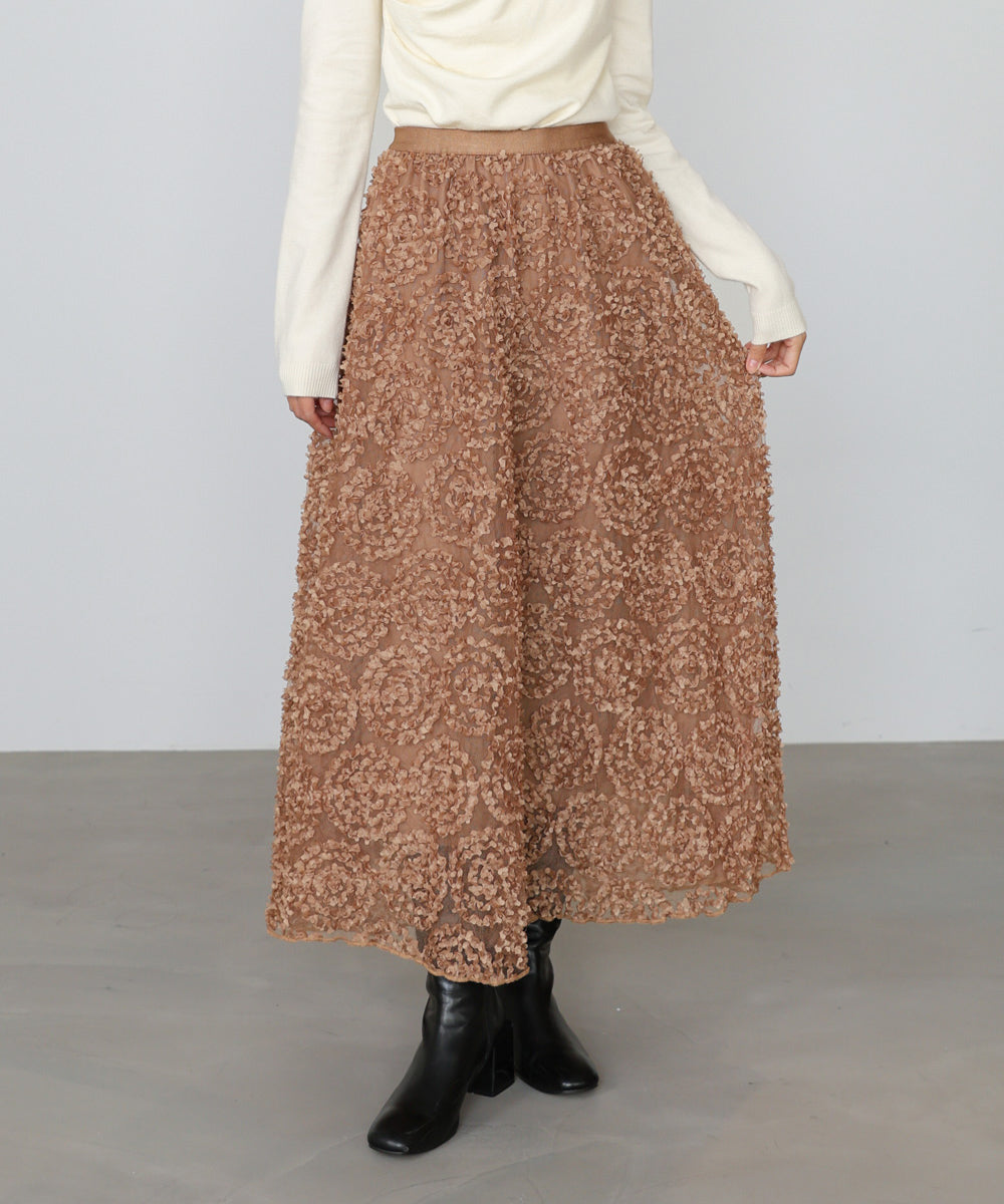 サークルレーススカート