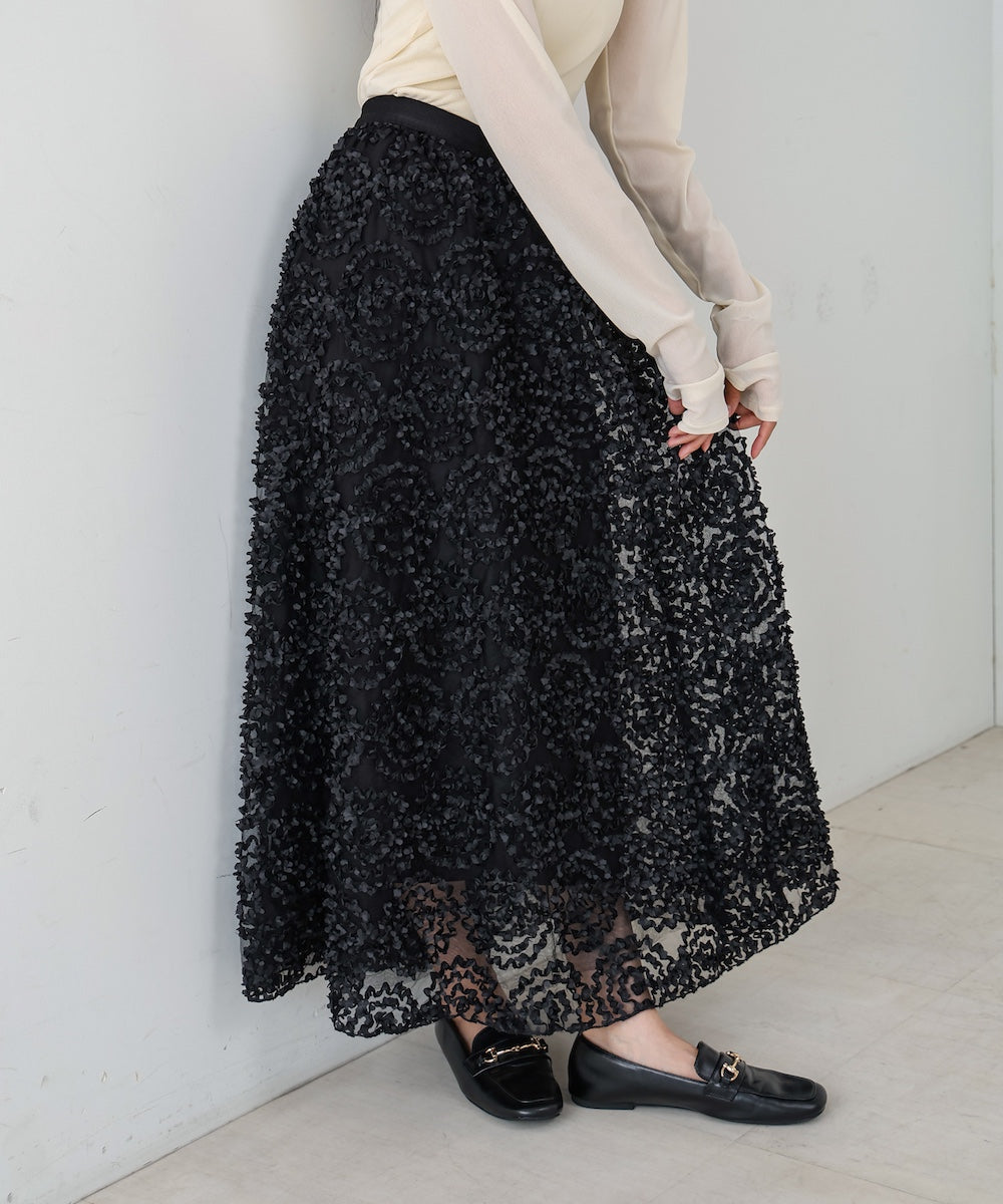 サークルレーススカート