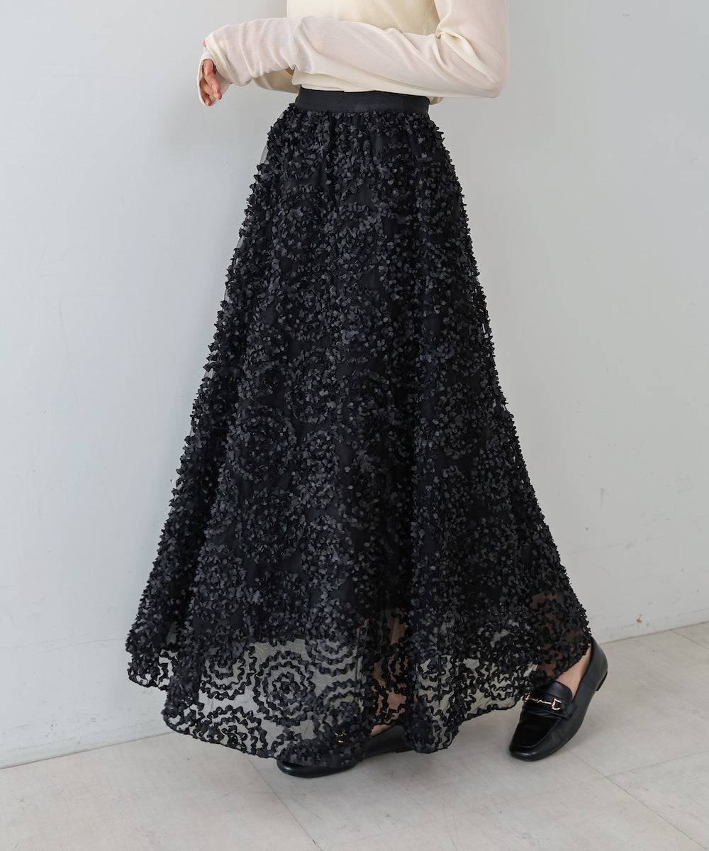 サークルレーススカート