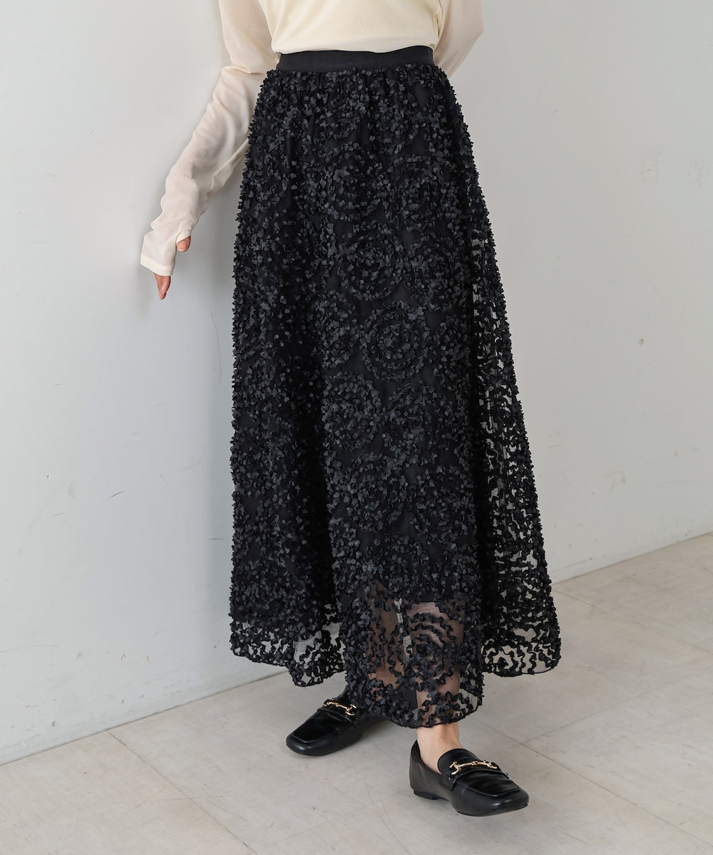 サークルレーススカート