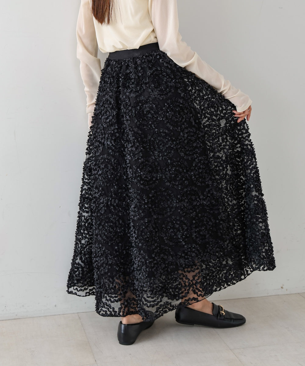 サークルレーススカート