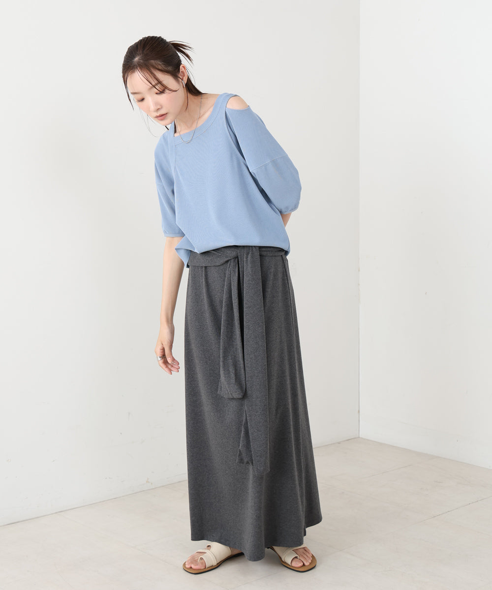 レイヤードデザイン スウェットスカート