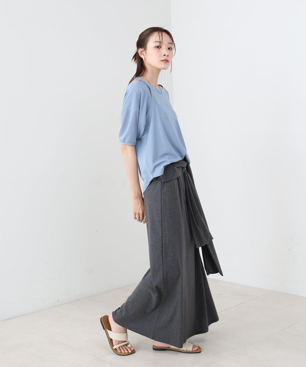 レイヤードデザイン スウェットスカート