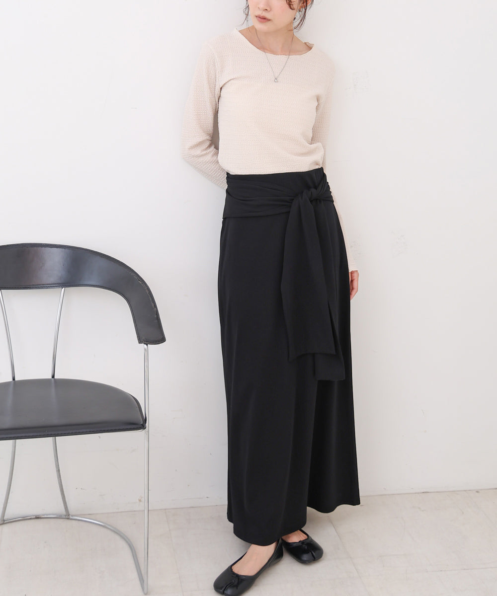 レイヤードデザイン スウェットスカート