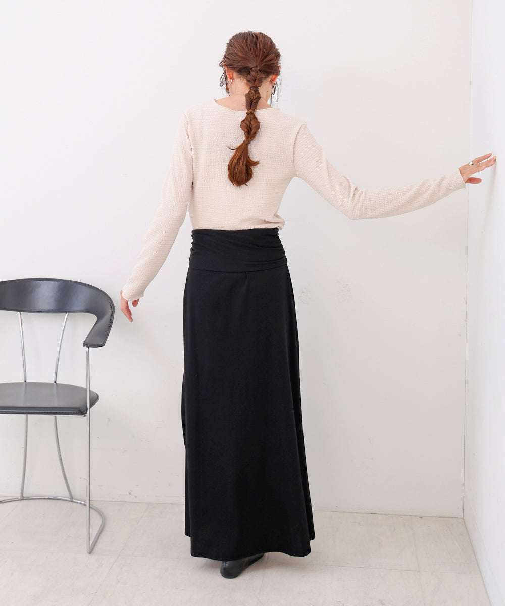 レイヤードデザイン スウェットスカート