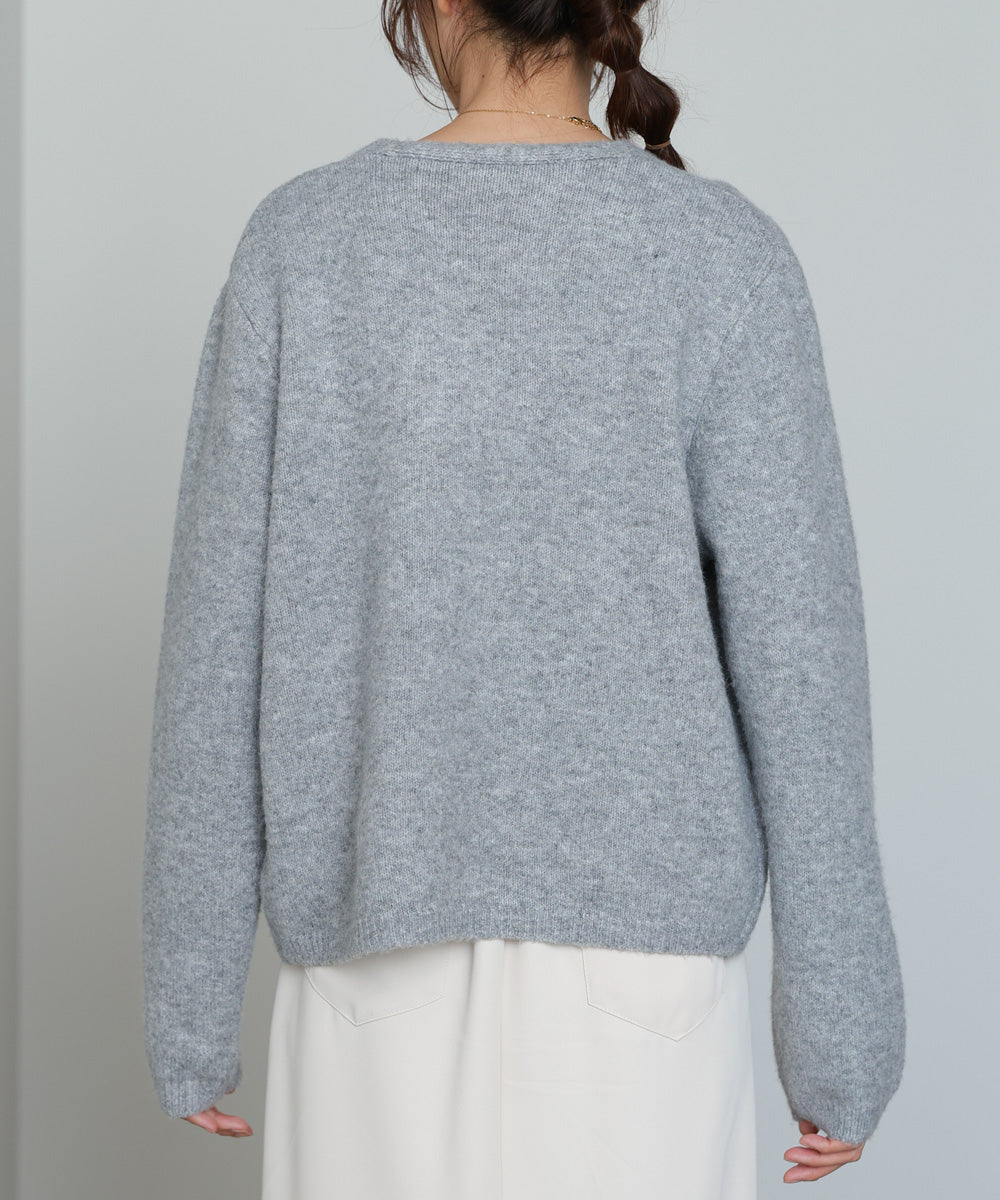 ニットレースキャミ+ニットカーディガンSET