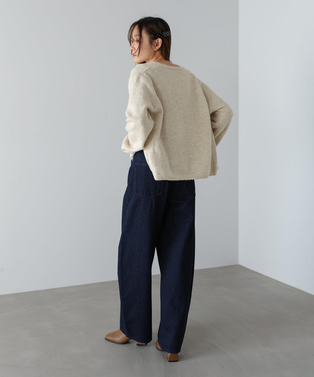 ニットレースキャミ+ニットカーディガンSET