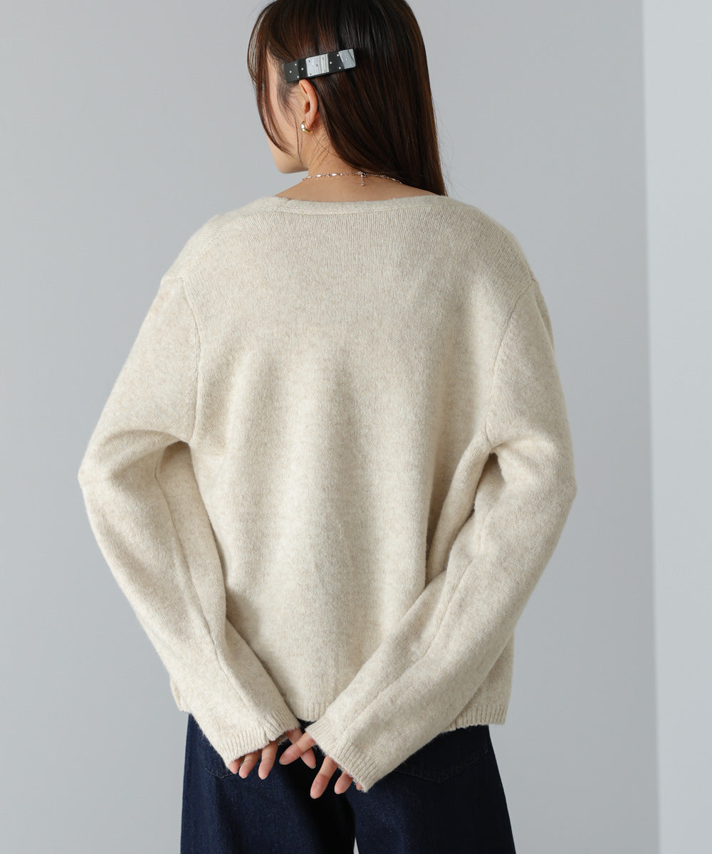 ニットレースキャミ+ニットカーディガンSET