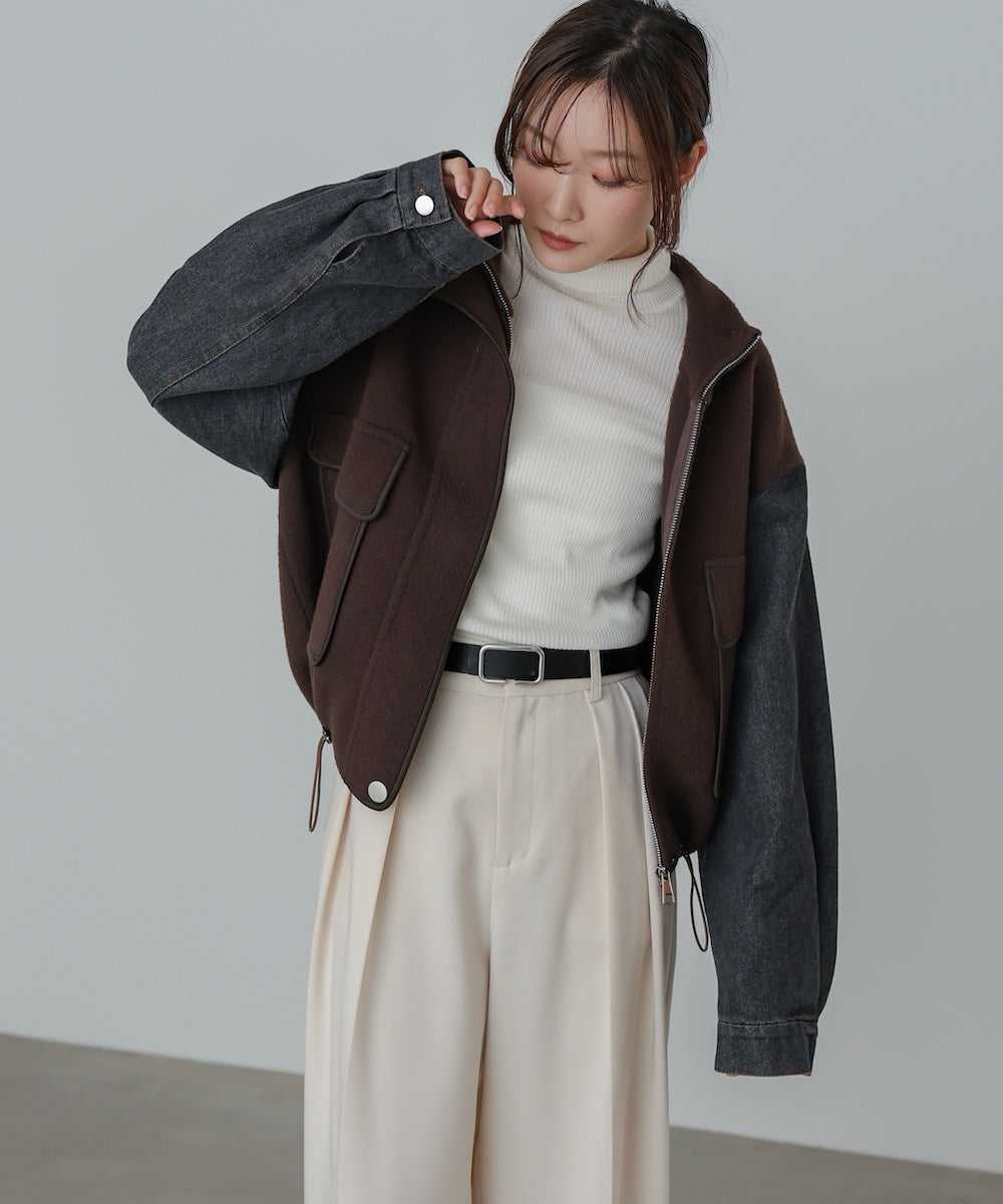 デニムコンビジャケット