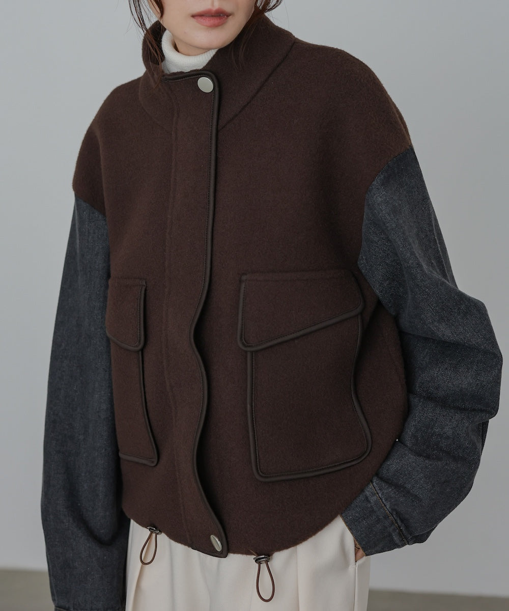 デニムコンビジャケット