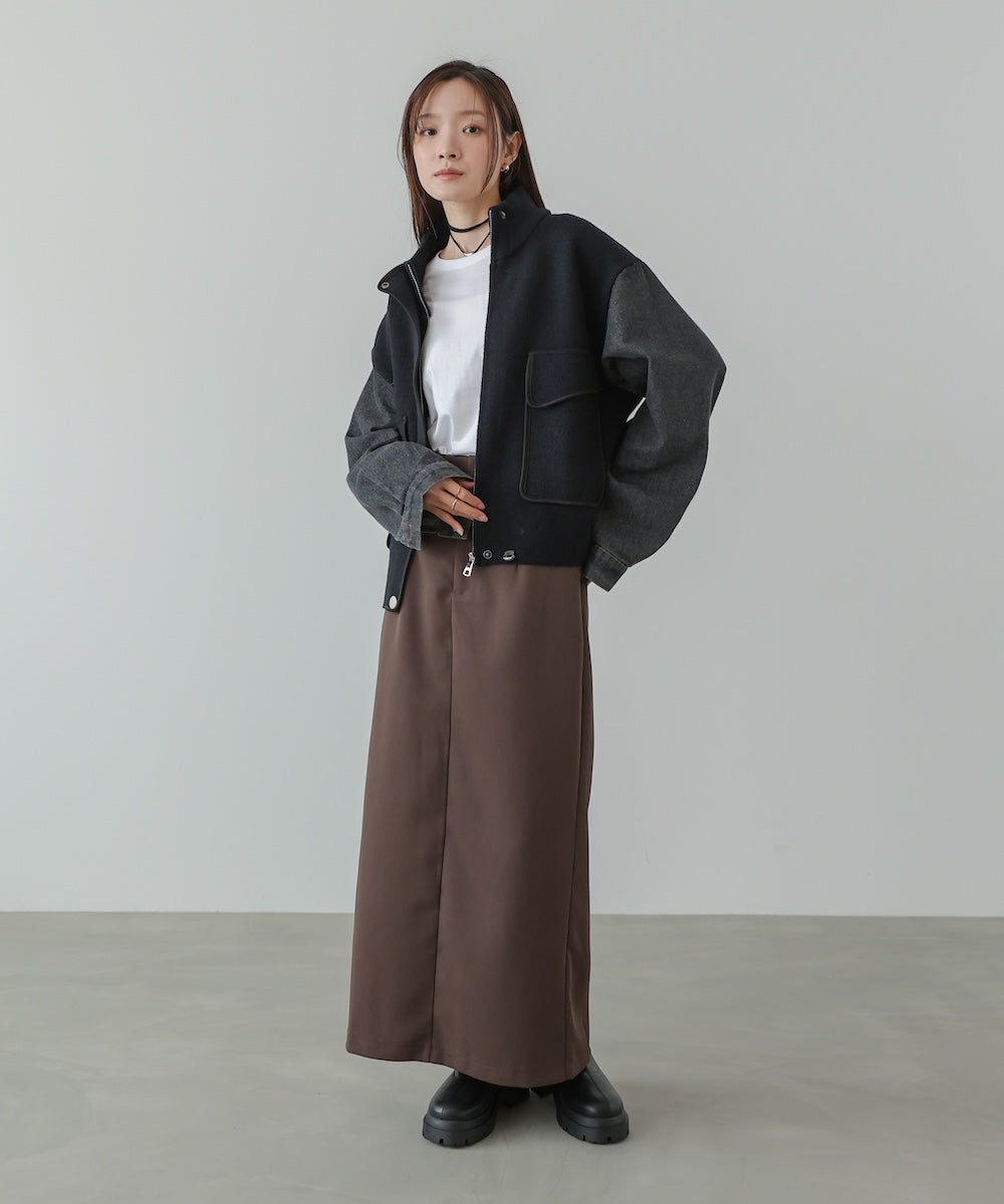 デニムコンビジャケット