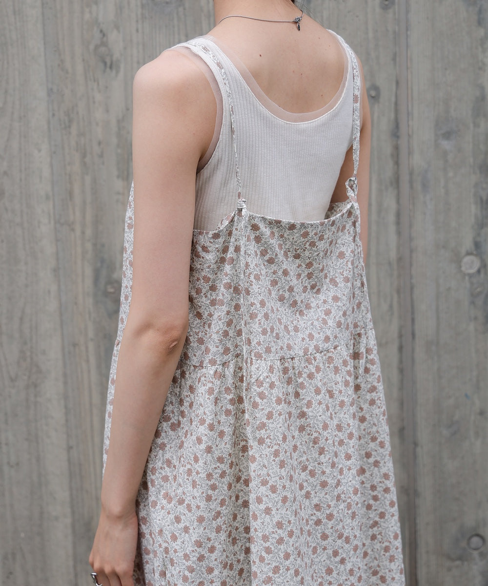 花柄キャミワンピース