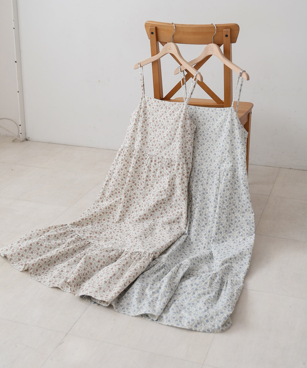 花柄キャミワンピース