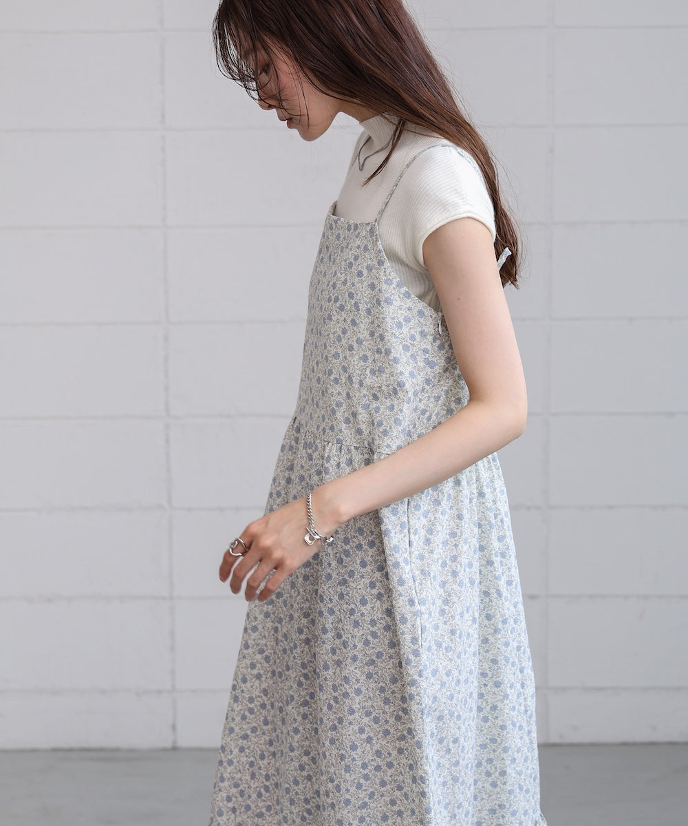 花柄キャミワンピース