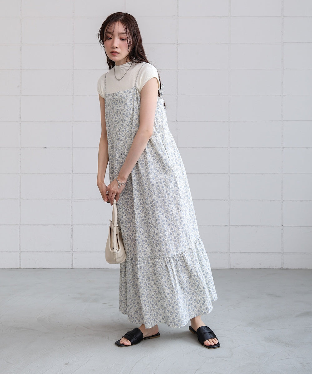 花柄キャミワンピース