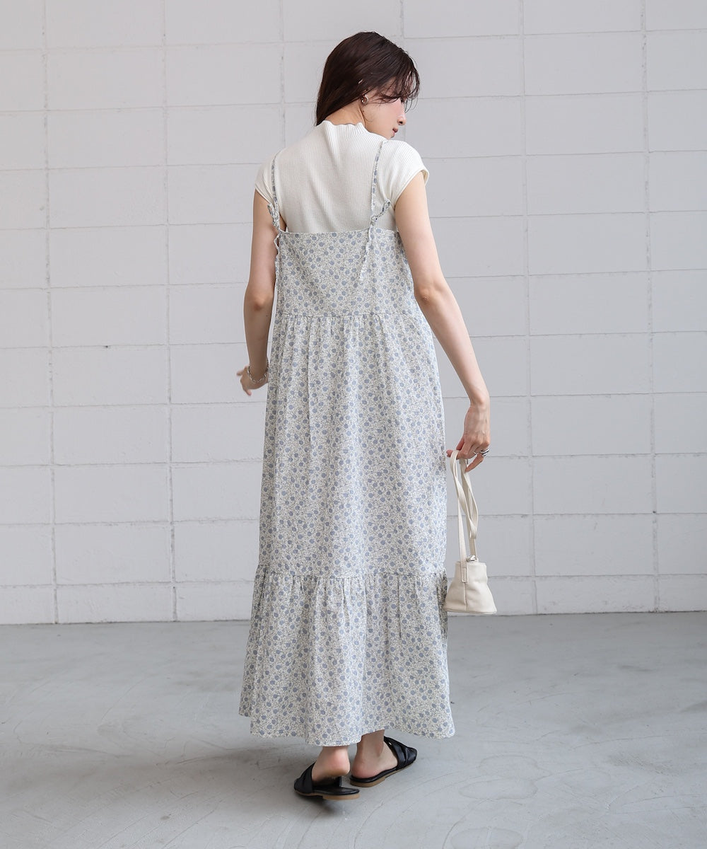 花柄キャミワンピース