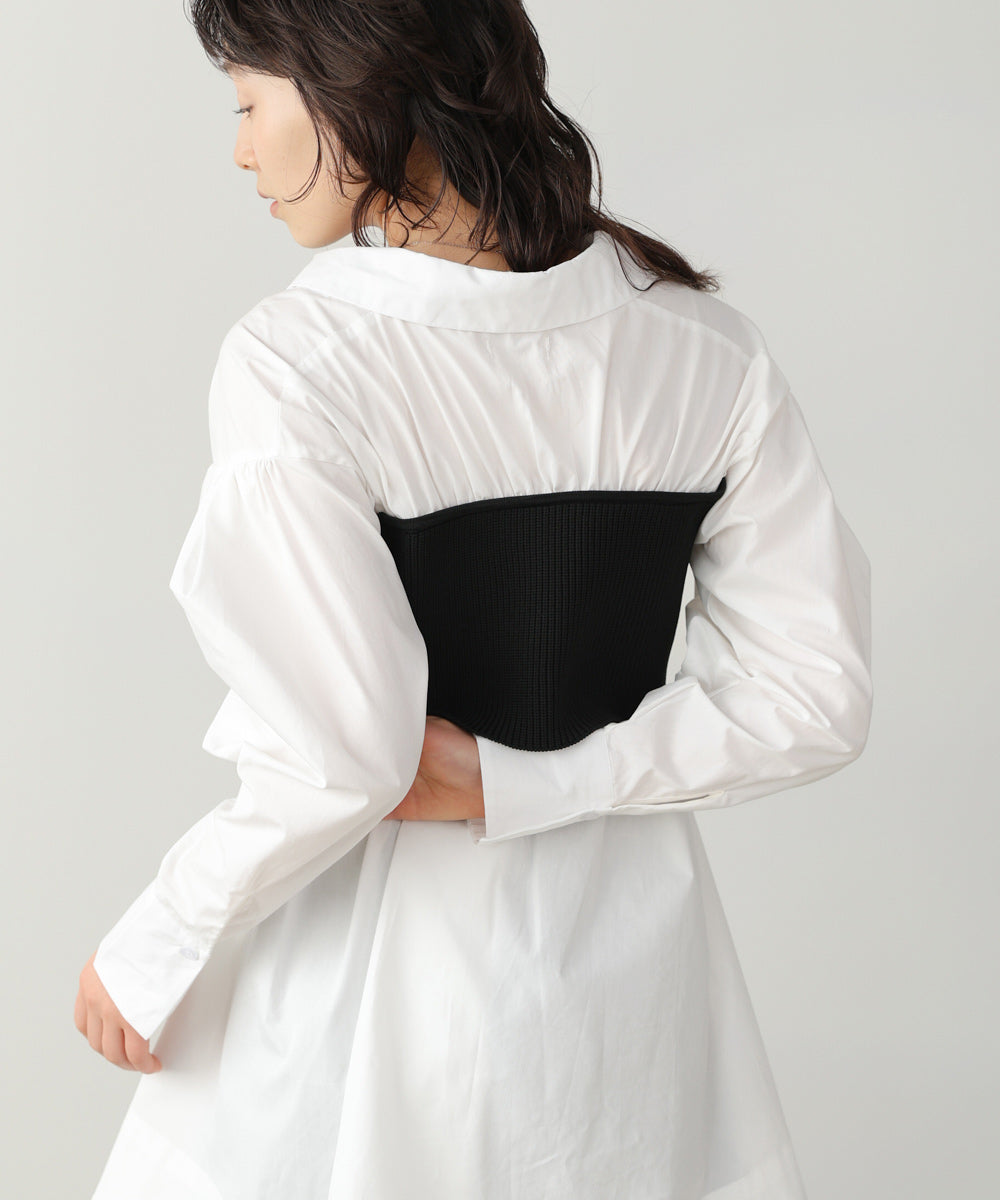 ビスチェドッキングブラウス