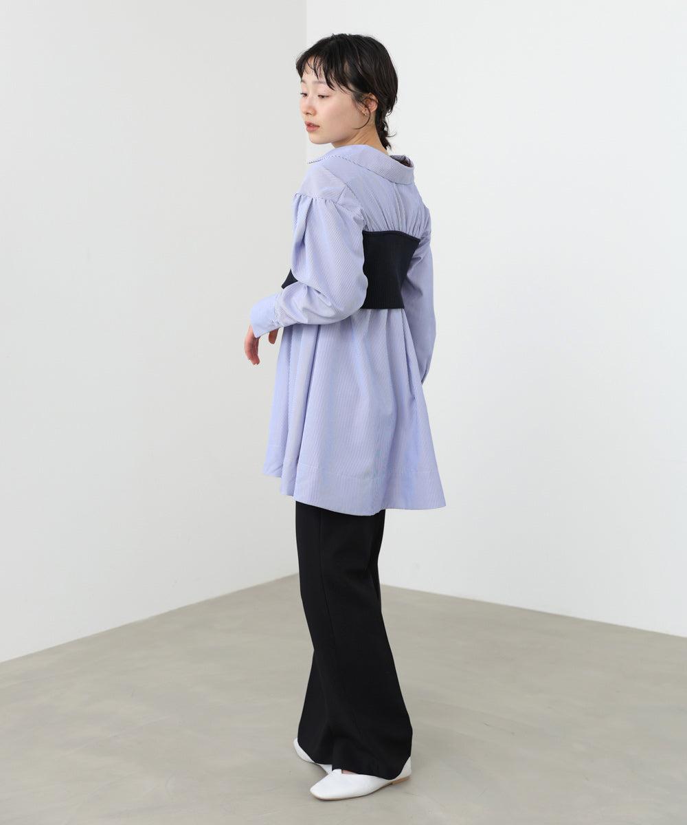 ビスチェドッキングブラウス