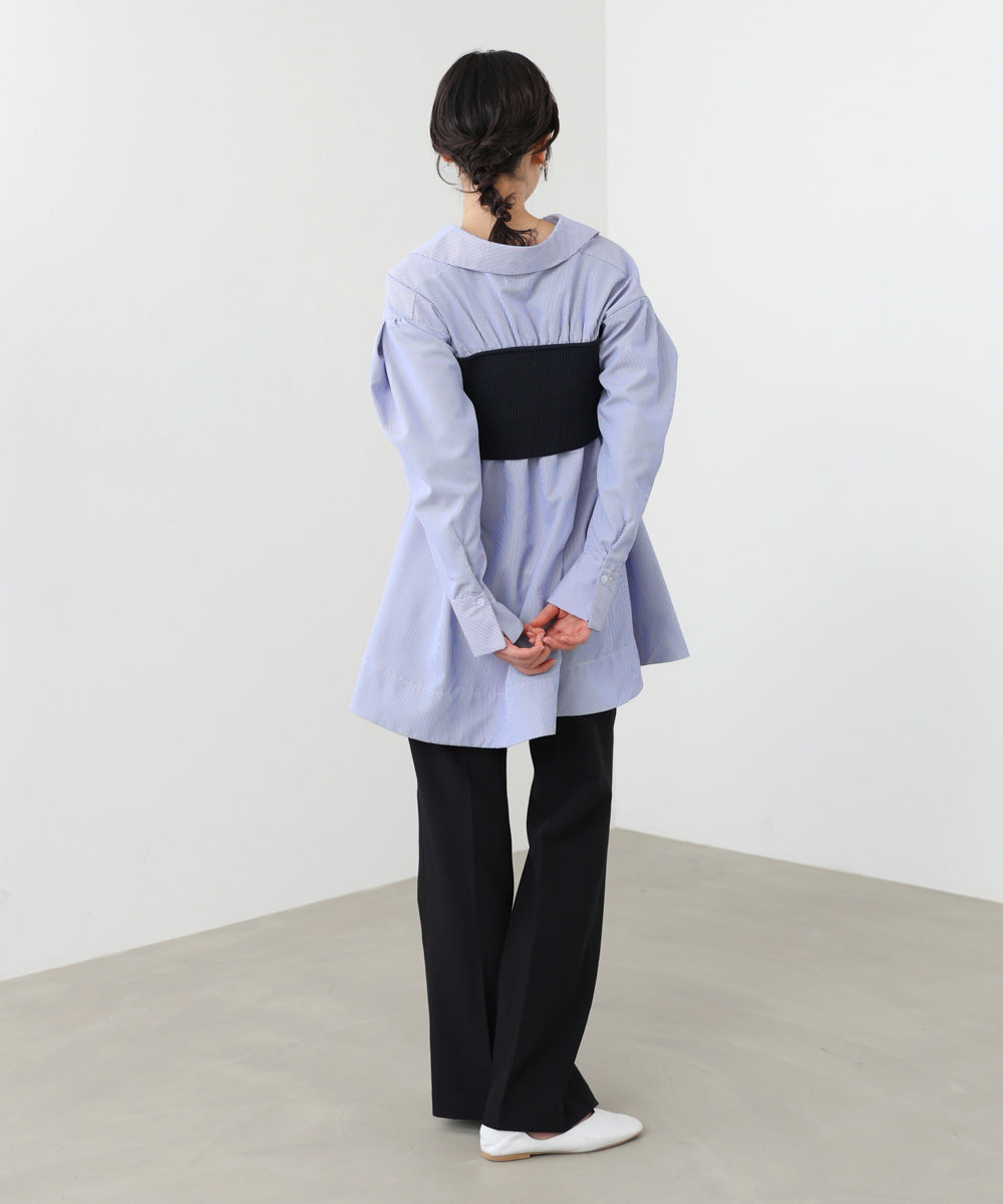 ビスチェドッキングブラウス