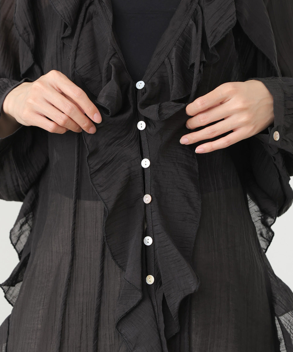 フリルブラウス